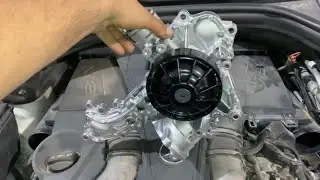 GL500 Engine 278 water pump replacement Mercedes Benz