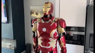 Joetoys Iron Man Mk43 Life Size Suit Unboxing