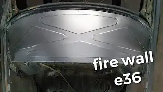Процесс изготовления fire wall  вместо заводской перегородки багажника.