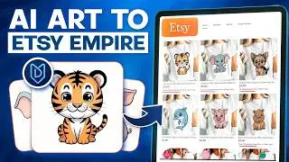 AI Art to Etsy Empire: My System for Creating & Selling Digital Downloads