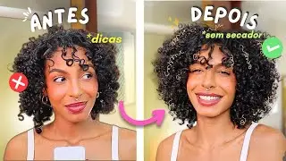 Dando VOLUME nos CACHOS sem perder a Definição 💆🏾‍♀️ *sem secador