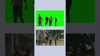 Shane Running - The Walking Dead - Green Screen