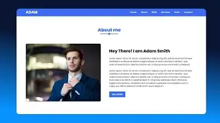 Responsive About Us Page in HTML and CSS only | Free Source Code