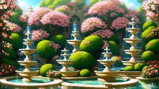 ! No Copyright ! Background Video Loop Animation for YouTube Aesthetic Love Poetry Garden Template