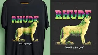 T-shirt Design Like RHUDE!! - Photoshop Tutorial