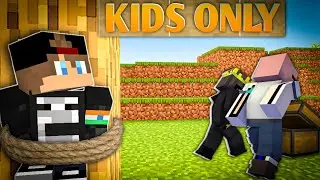 I Got ARRESTED In ''KIDS ONLY '' Minecraft Server,