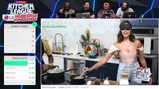 Coaching Olivia Culpo (Ms. Universe) vs T-Pain in a cooking competition