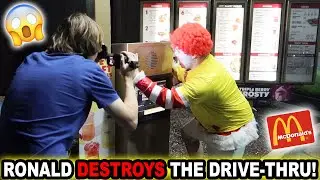 RONALD DESTROYS THE DRIVE-THRU!