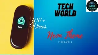 How to put Neon theme in mi band 4