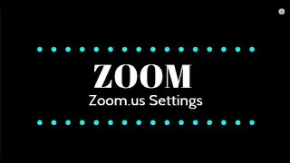 Zoom Settings at Zoom.us