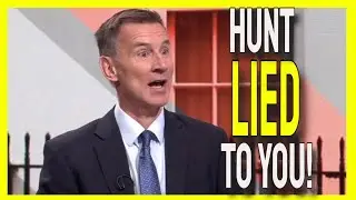 Jeremy Hunt admitting they LIED about tax cuts