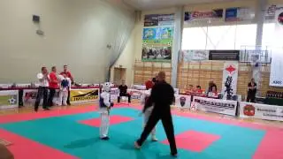 н-герзель шаипов муслим  киокушинкай польша клуб кемпо из австрии 2 бой  17.05.14