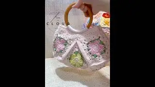 What Can This Sakura Granny Square Tote Bag Store | Crochet Bag