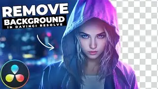 REMOVE The BACKGROUND From VIDEO In Davinci Resolve (Studio)
