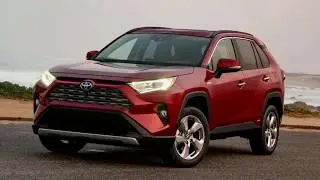 TOYOTA RAV 4 2019 Установка защиты заднего бампера от компании Патриот