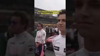 Drivers During The National Anthems! 🎵