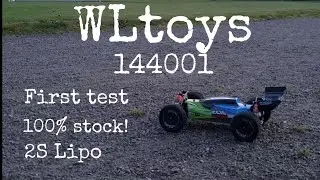 100% stock ! WLtoys 144001 XKS first test drive . Best cheap rc car ever?