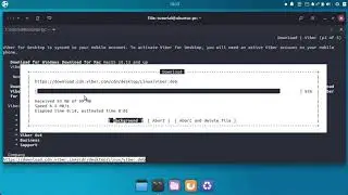 Linux CLI - download and install Viber with smallest web browser (Links)