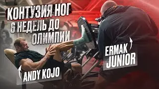 Тренировка ног | 6 недель до Олимпии | Андрей Кожокарь | Василий Ермаков