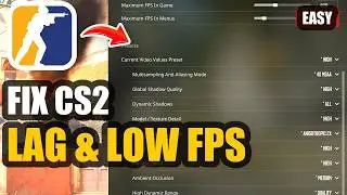 CS2 Lagging & Low FPS? Fix!