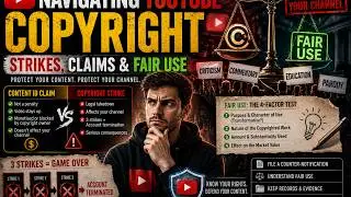 Navigating YouTube Copyright Strikes, Claims, and Fair Use