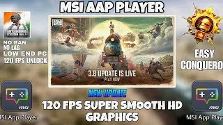 Bgmi On Msi Emulator | Bgmi 3.8 On Msi Emulator | How to Download & Play Bgmi On Msi Emulator ✅