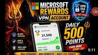 Microsoft Rewards New Update New Vpn Trick Unlimited points 