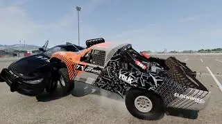 AMAZING!! SLOW MOTION CAR WRECKS-BEAMNG DRIVE