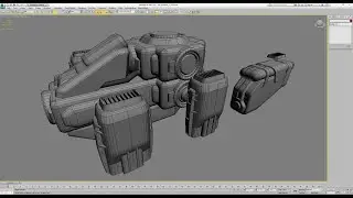 Unity 2021 : 3D Scifi Kit Vol 4 Modular Spaceship (WIP 1)
