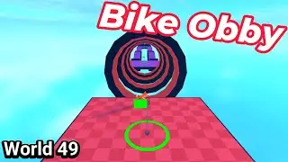 Obby But You're on a Bike (World 49) [Roblox]