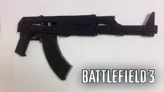 LEGO Full-Auto AK-47 [Blowback Rubber Band Gun]