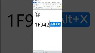 Emoji Symbols in Ms word P1 