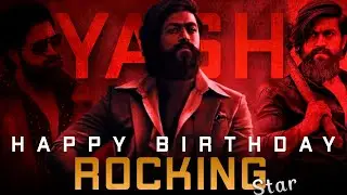 Happy Birthday Yash|Hbd rocking star|Yash Birthday Status|Tamil Status|#yash|Kgf Hero Yash Status