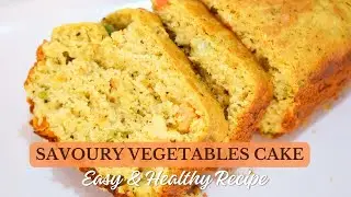 savoury vegetables cake with only four ingredients!!!