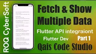 Flutter REST API Integration Urdu/Hindi | Fetch & Show Multiple Posts from API using HTTP | Lec 1