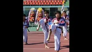 So Junghwan doing Taekwando as K-Tiger member