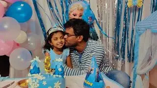 Laharika Birthday celebration, Frozen ❄⛄👸 Princess theme