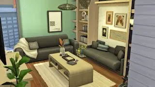 1312 21 Chic Street Apartment  🌆 Sims 4 Speed Build Stop Motion (NO CC)
