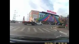 тойота  выезд за стоп линию