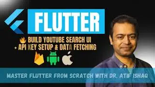 YouTube Search App in Flutter – Fetch Data Using YouTube API v3 & Complete UI (Part 1 | Lecture 12)