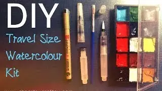 How to Make Watercolour Kit (travel size)