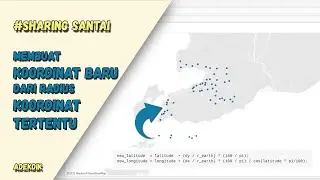 Membuat Koordinat Baru Dari Radius Koordinat Tertentu