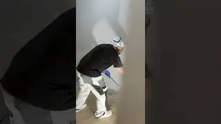 Покраска стен безвоздушным способом! 