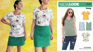 New Look 6543 Sew Along // Sew an Easy Top