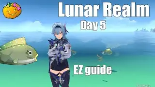 Lunar Realm day 5 guide catch bitter pufferfish !!! - Genshin Impact Inazuma 2.1