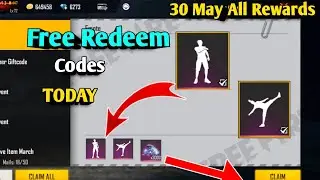 Free Fire New Best Redeem Code Of 30 May 2021 || Emotes Redeem Code Guns Redeem Code Diamonds