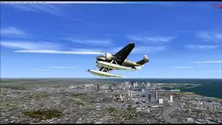 FSX Amphibian Black Rock to Lime Rock 4 FSX flight