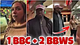 1 BBC, 2 BBWs Go To See a Movie...Here Is What Happens!