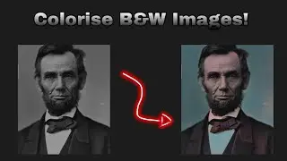 How to Colorise a B&W Picture! Gove color to old images...