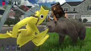 Who's Your Daddy Yellow Rainbow Friend Leaves BABY Cyan At Daddy Daycare